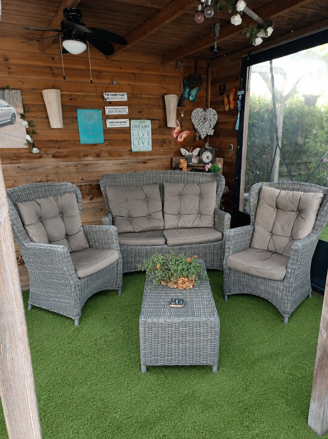 loungeset, Ophalen, Gebruikt, 2 zitplaatsen