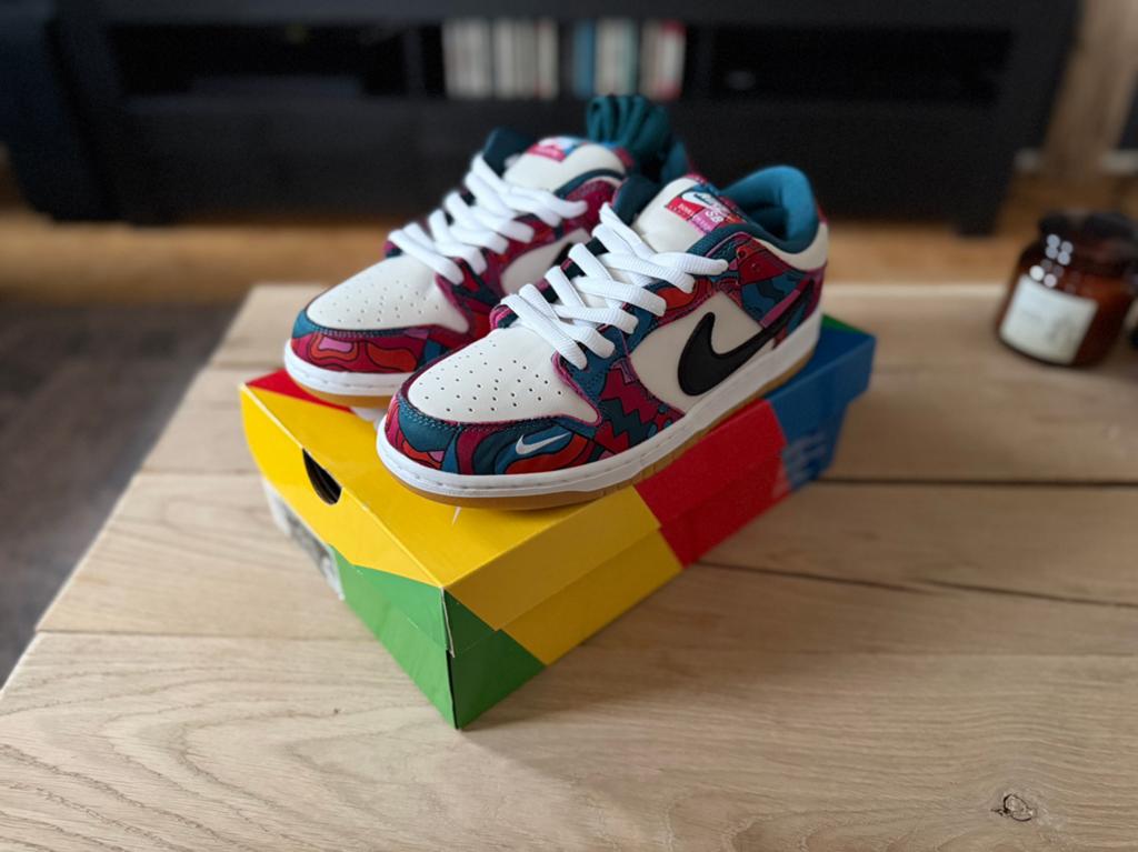 Nike SB Dunk Low Pro Parra Abstract Art, Kleding | Heren, Schoenen, Nieuw, Sneakers of Gympen, Overige kleuren, Ophalen