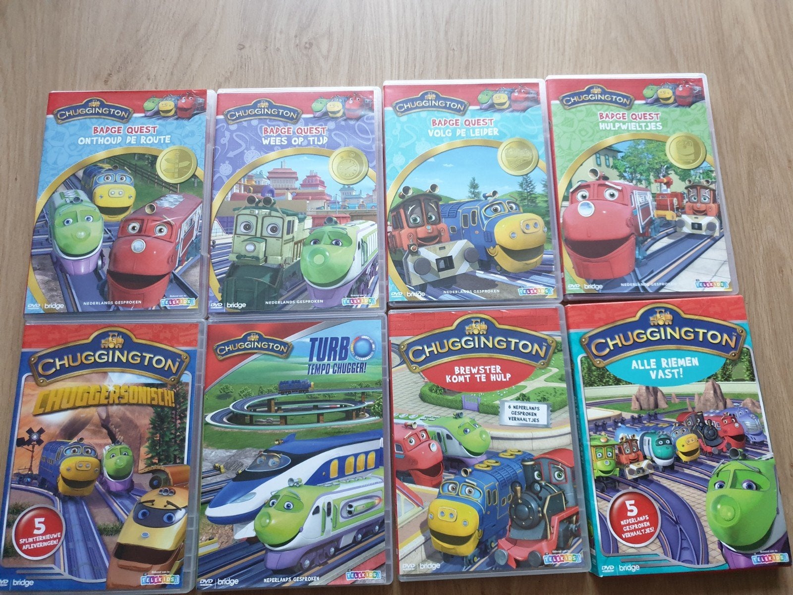 Chuggington DVD's - Diverse titels (sommige doosjes stuk), Cd's en Dvd's, Ophalen, Gebruikt, Alle leeftijden, Nederlands