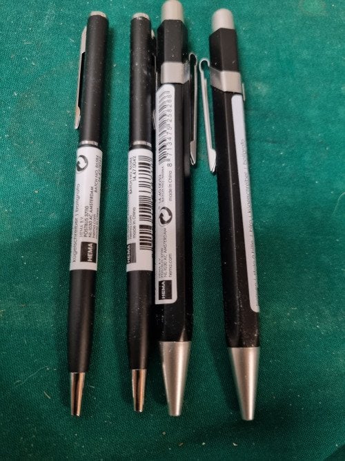 balpennen vier stuks hema, Ophalen of Verzenden, 'T Olde Gre-j, Info@toldegrej.nl, Endepoelstraat 20f Didam