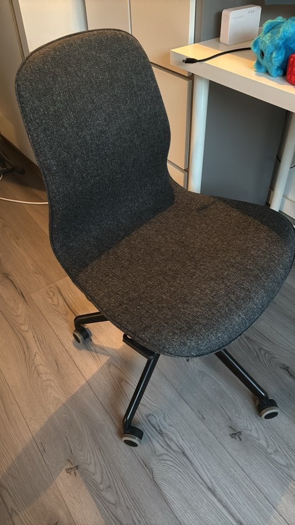 Ikea LÅNGFJÄLL bureaustoel, Ophalen, Zo goed als nieuw, Grijs, Bureaustoel