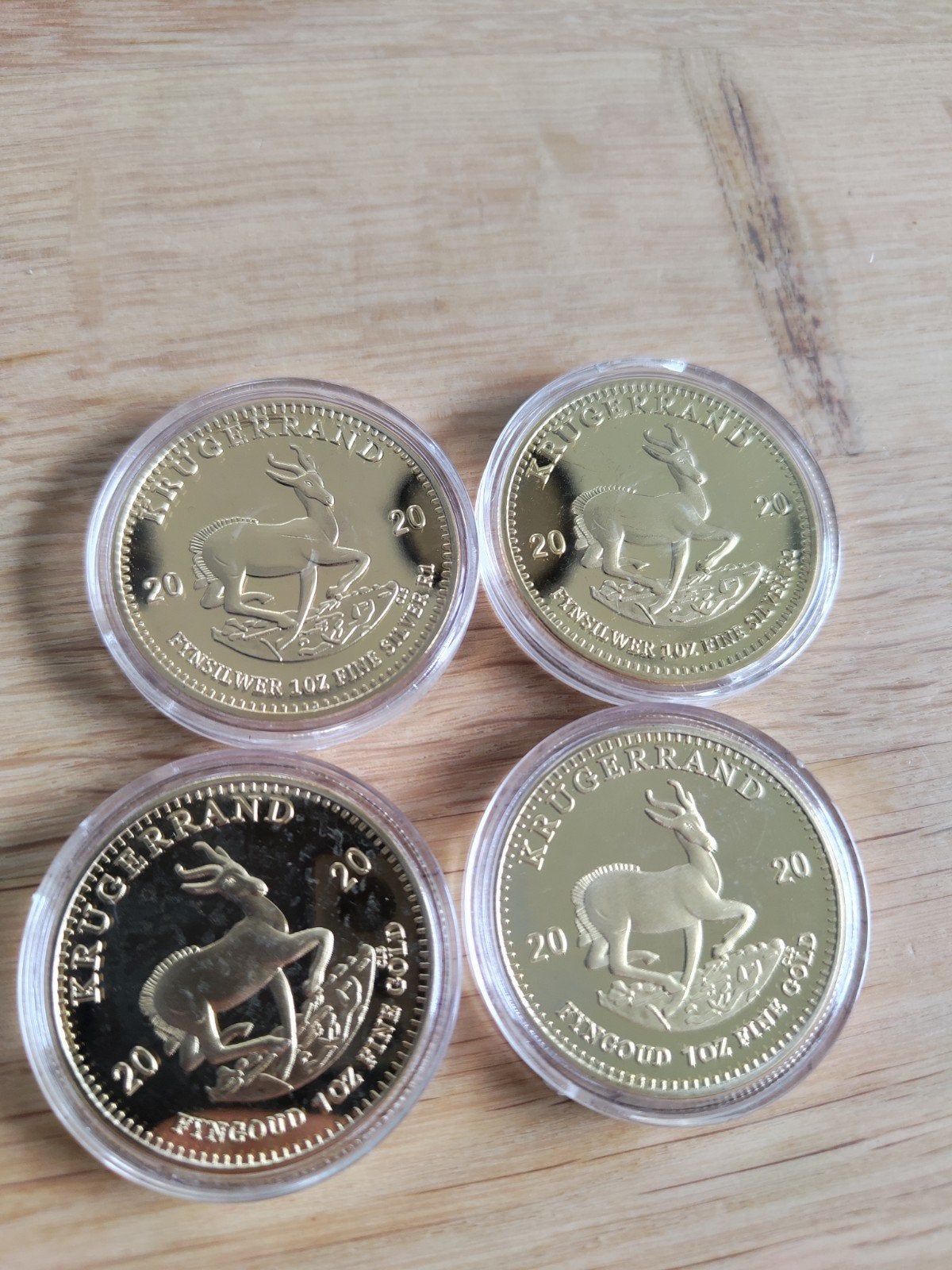 imitatie nepgoud Krugerrand munten 2020, Ophalen of Verzenden, Midden-Oosten, Setje, Goud