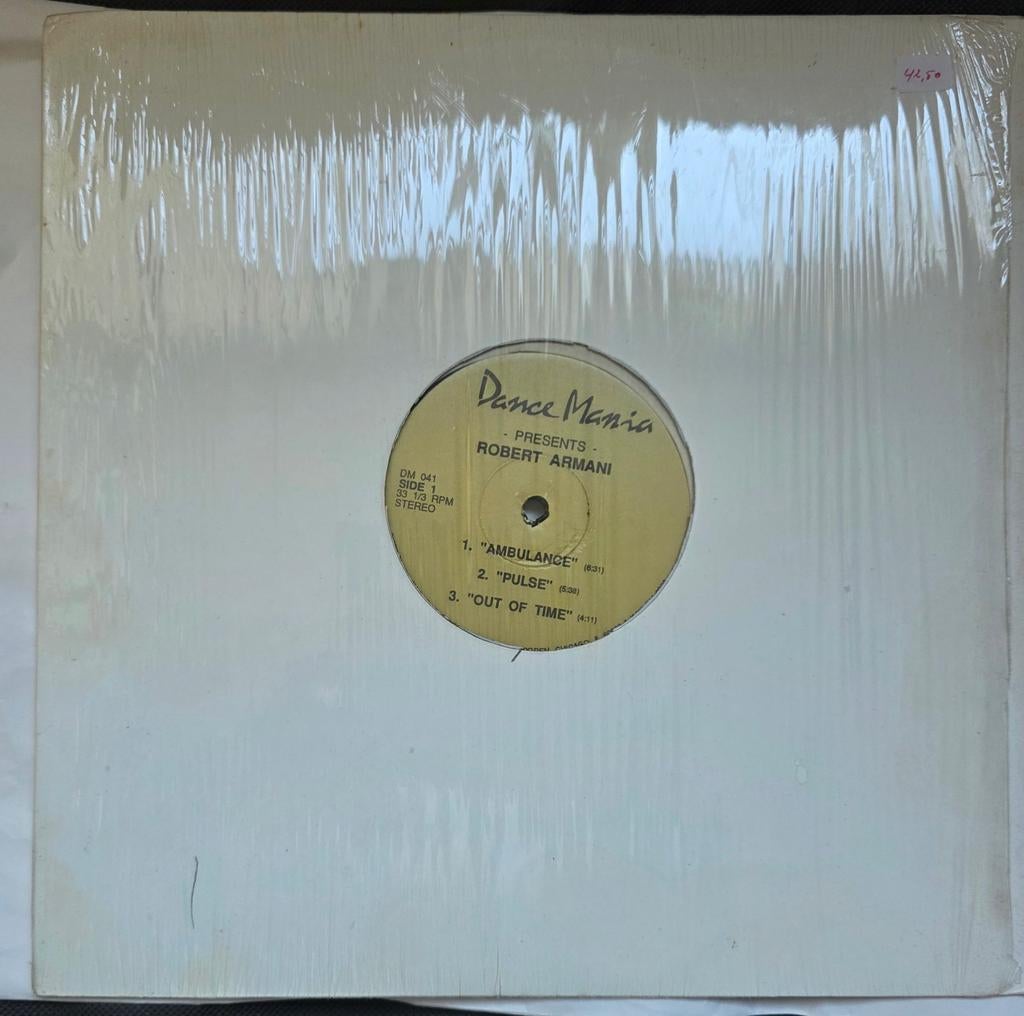ROBERT ARMANI 12-inch @ DANCE MANIA LABEL, Verzenden, Zo goed als nieuw, 12 inch