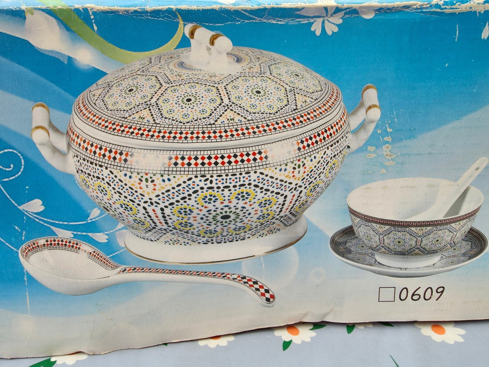 27-delig Marokkaans servies Amari's, Huis en Inrichting, Ophalen of Verzenden