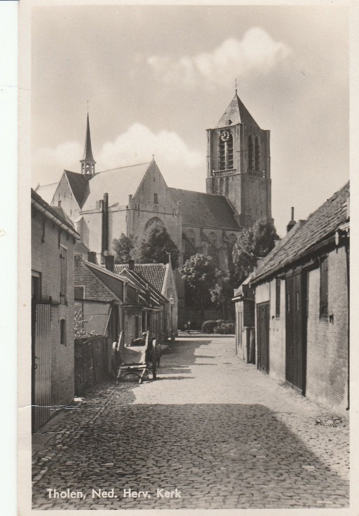 Tholen, Ophalen of Verzenden, 1920 tot 1940, Gelopen, Zeeland
