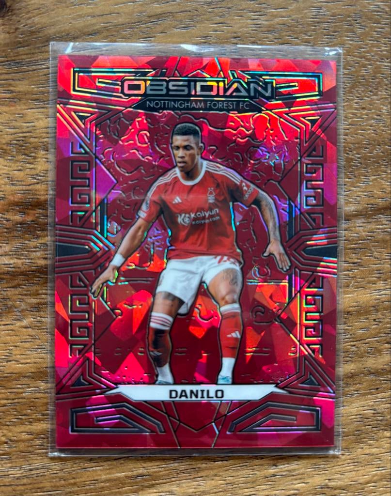 Danilo Obsidian Nottingham Forest FC Voetbalkaart 29/30, Ophalen of Verzenden, Zo goed als nieuw, Buitenlandse clubs, Spelerskaart