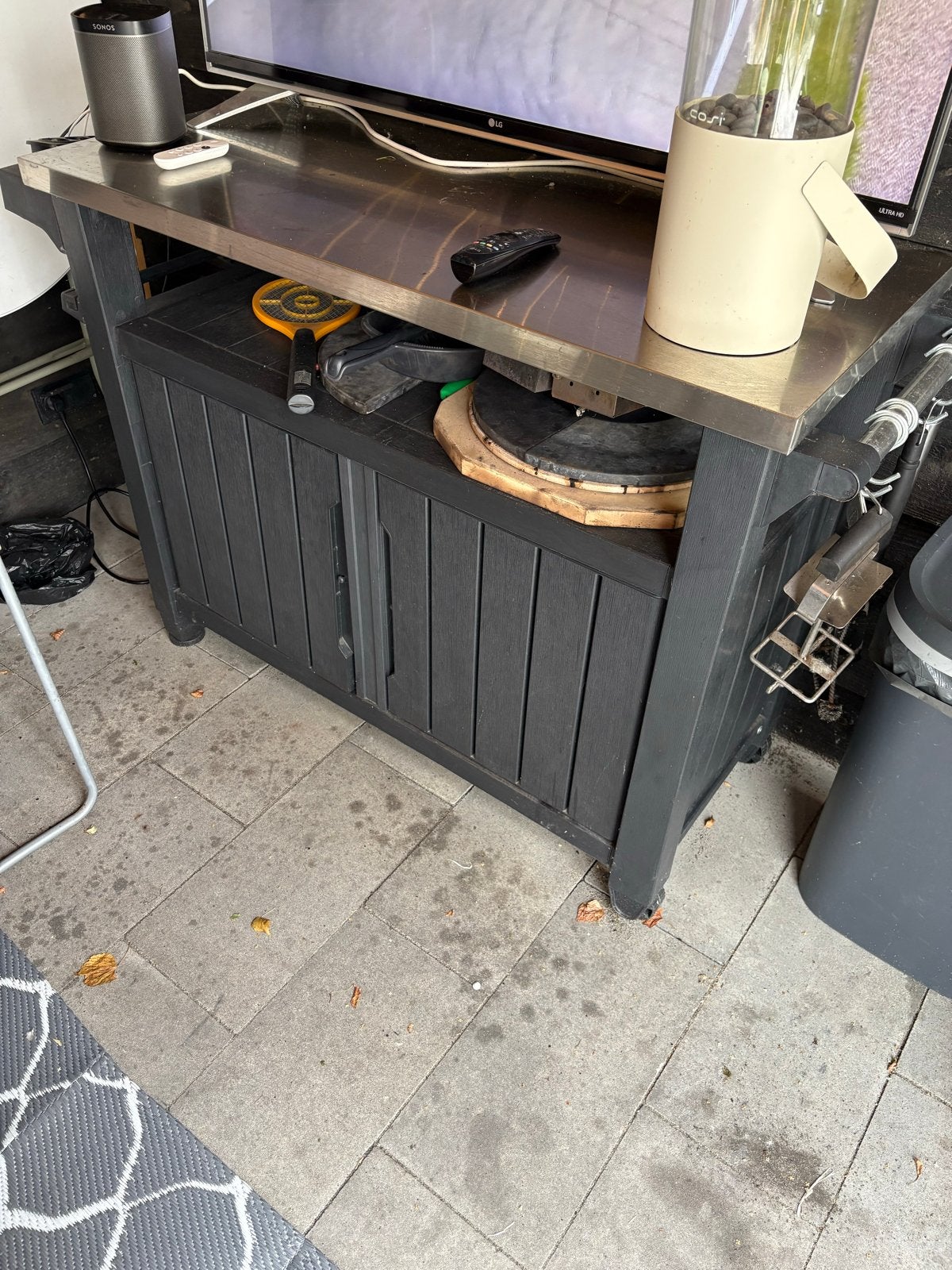 Buitenkeuken werkblad en kastje - Ideaal voor BBQ, Ophalen, Gebruikt, Gas, Vrijstaand