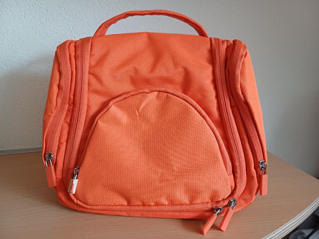 Dames/heren Toilettas  , Ophalen of Verzenden, Zo goed als nieuw, Oranje, Heer of Dame