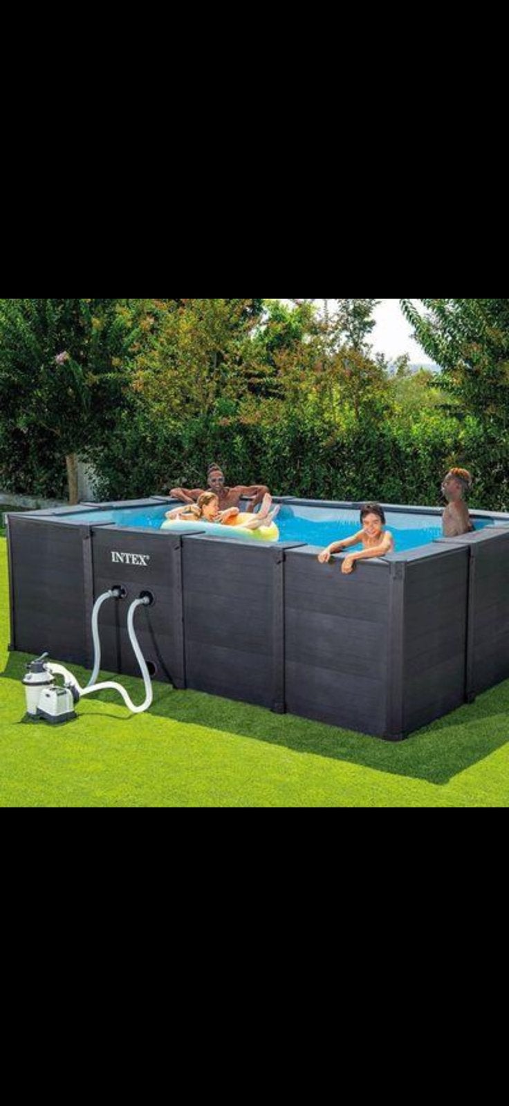Intex opbouwzwembad 400x300x124 (nieuw in doos), Ophalen, 80 tot 120 cm, Onbekend, Intex