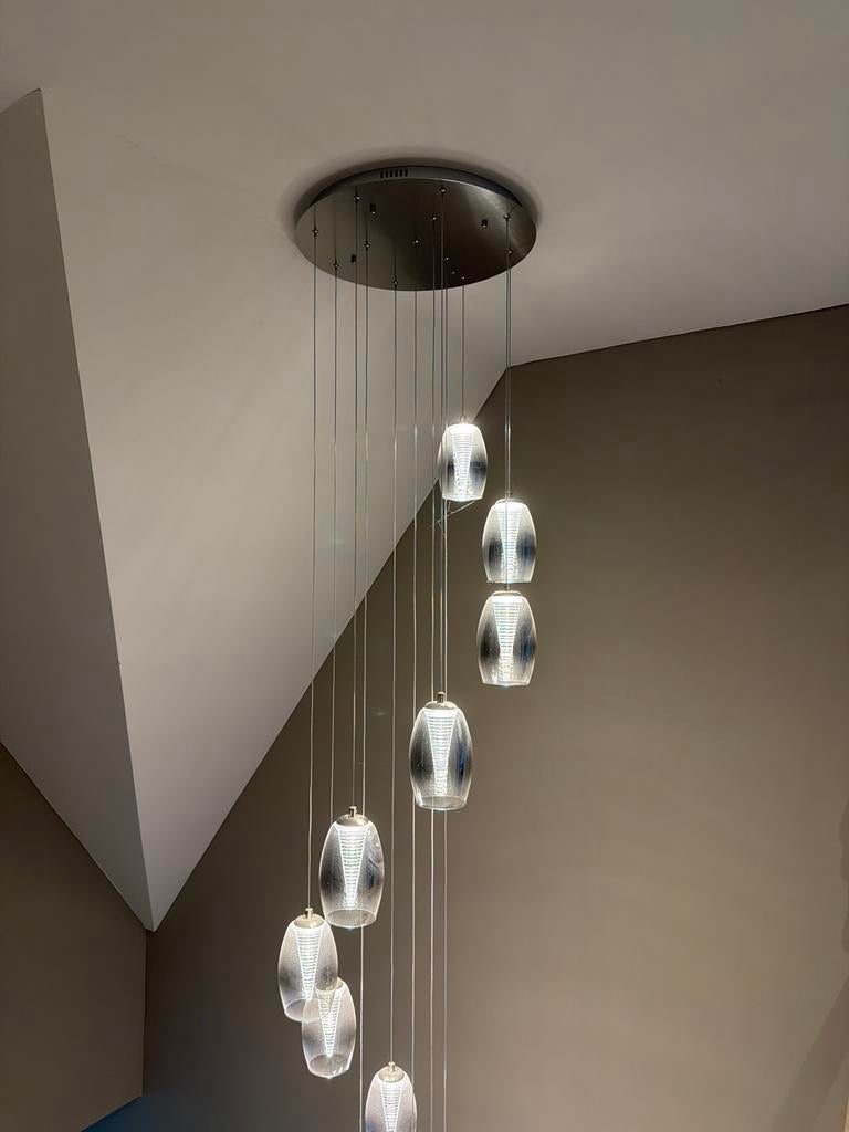 Moderne vide lamp voor in de hal, Huis en Inrichting, Ophalen of Verzenden, Zo goed als nieuw