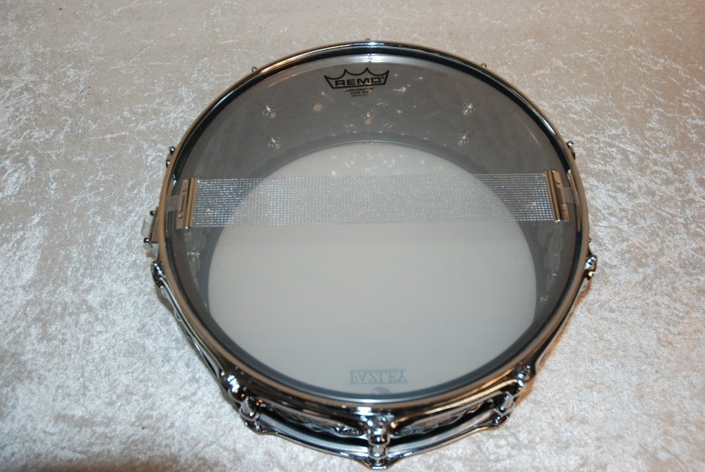 Hammered steel snare  14x5 inch <26261009>, Gebruikt, ., Drums of Percussie, Ophalen of Verzenden