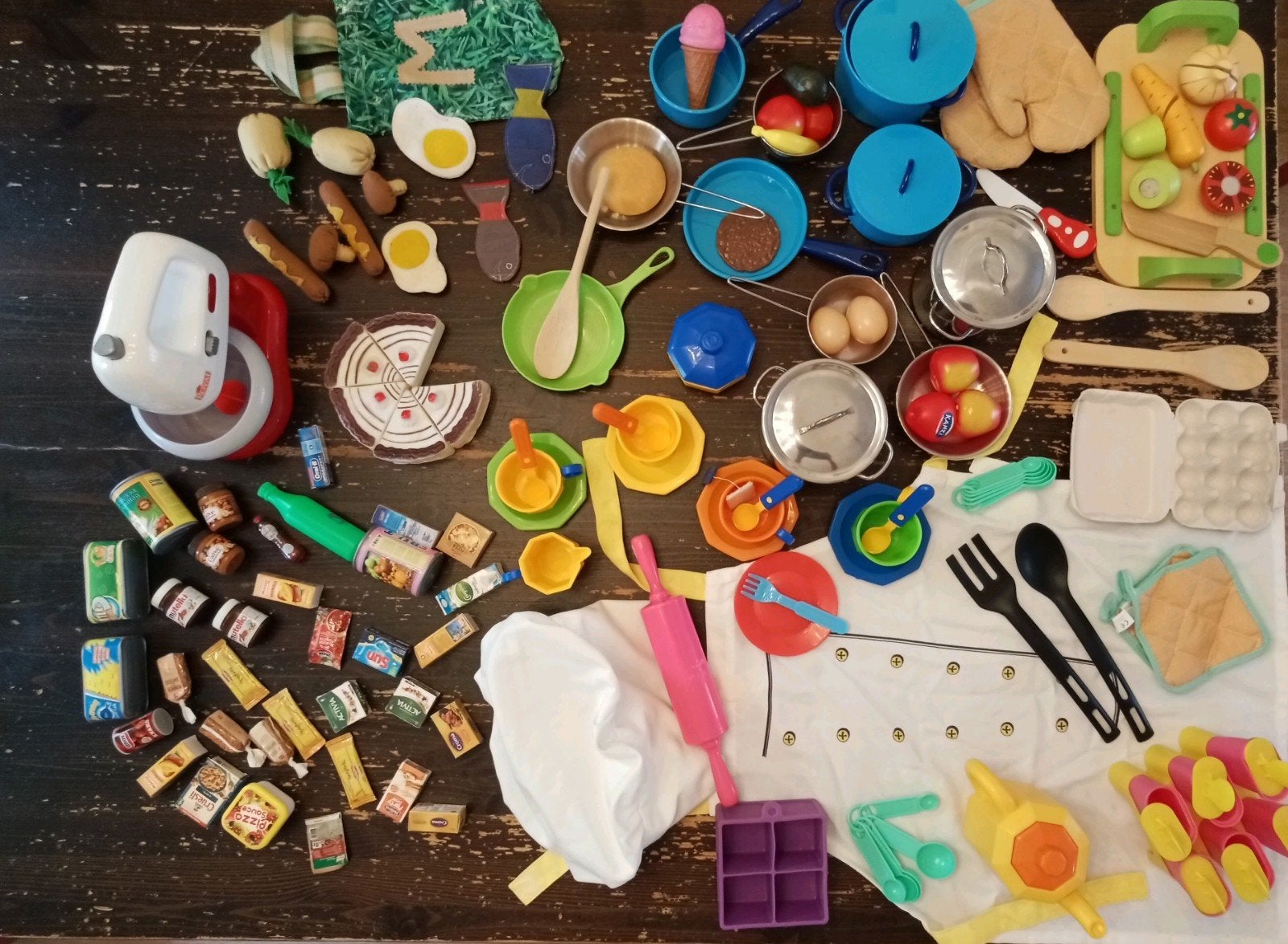 Grote set kookspullen voor kinderkeuken, Ophalen of Verzenden, Gebruikt, Knutselen