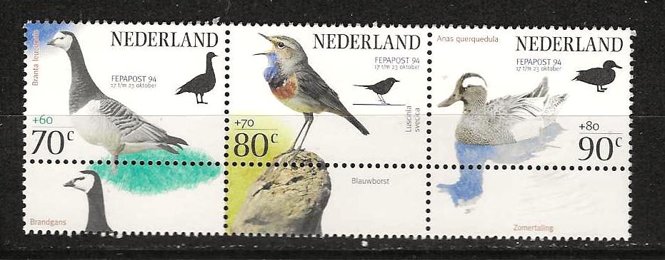 Nederland 1598 a-1600 a postfris, Ophalen of Verzenden, Na 1940, Postfris