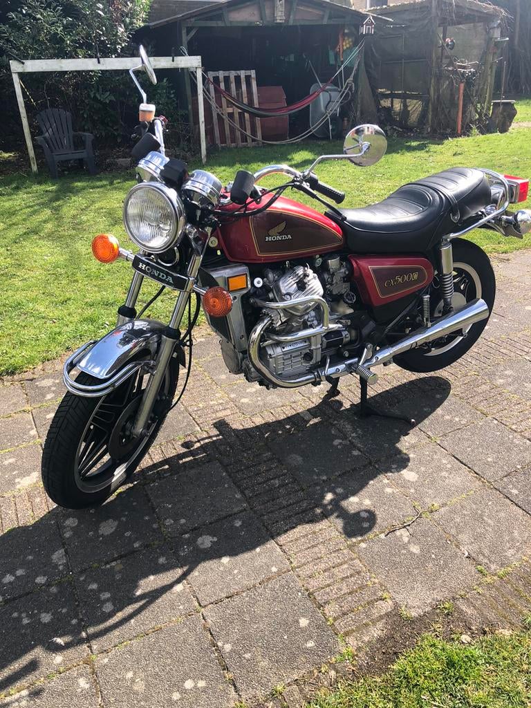 Honda CX500C, Motoren, Cardan-aandrijving, 2 cilinders, Meer dan 35 kW, 500 cc