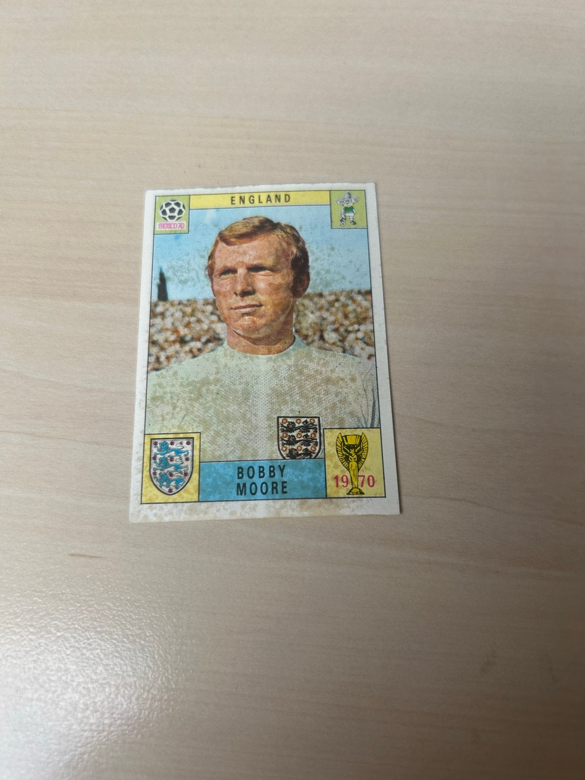Panini Mexico 70 Bobby Moore /Plaatje, Ophalen of Verzenden, Gebruikt, Plaatje