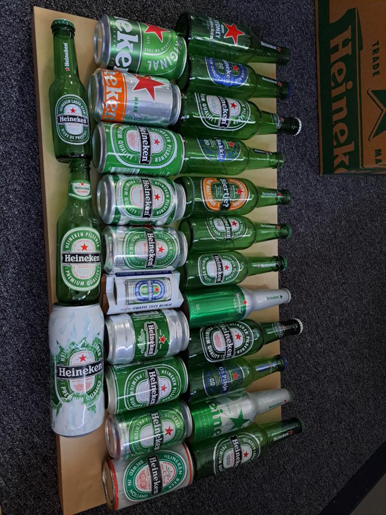 Heineken flesjes en blikjes viltjes, Ophalen of Verzenden