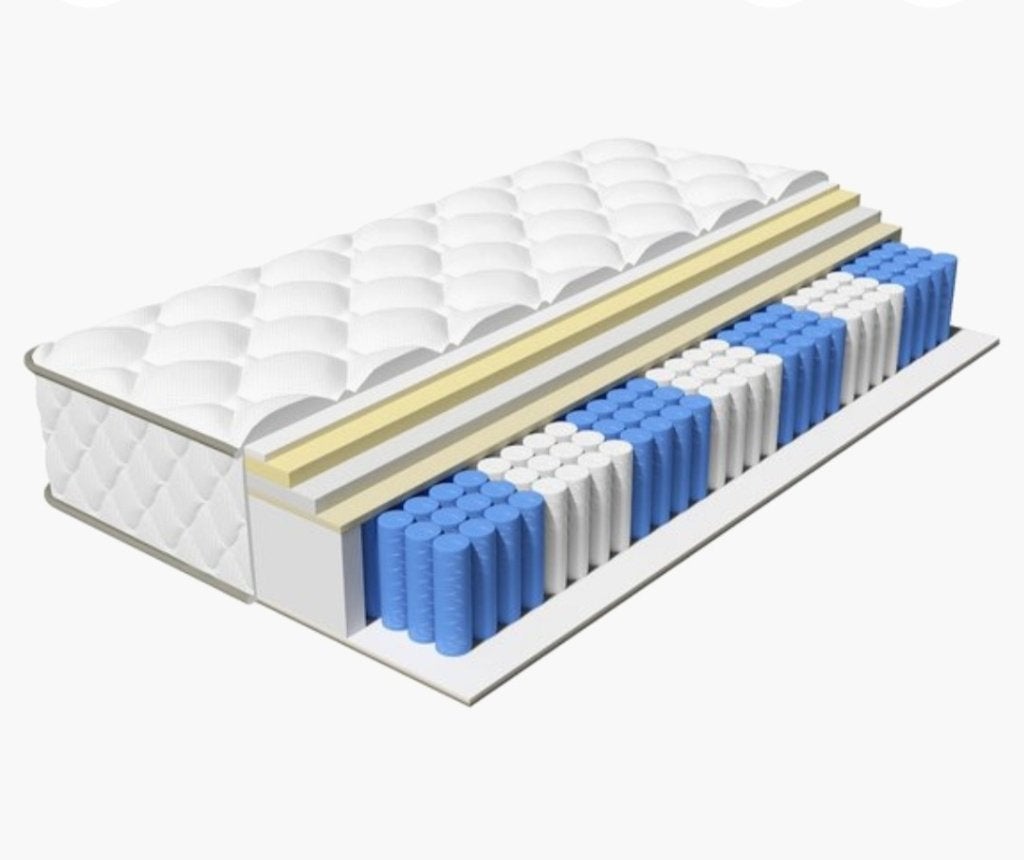 Nieuw Allergievriendelijk en Ademend pocketvering Matras, Ophalen, 90 cm, Eenpersoons, Nieuw