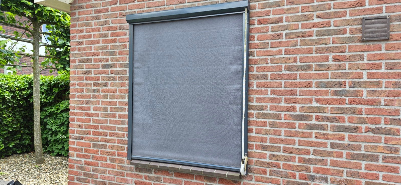 Antraciet Screen 122x144cm, Ophalen, Gebruikt, Minder dan 250 cm, Minder dan 150 cm