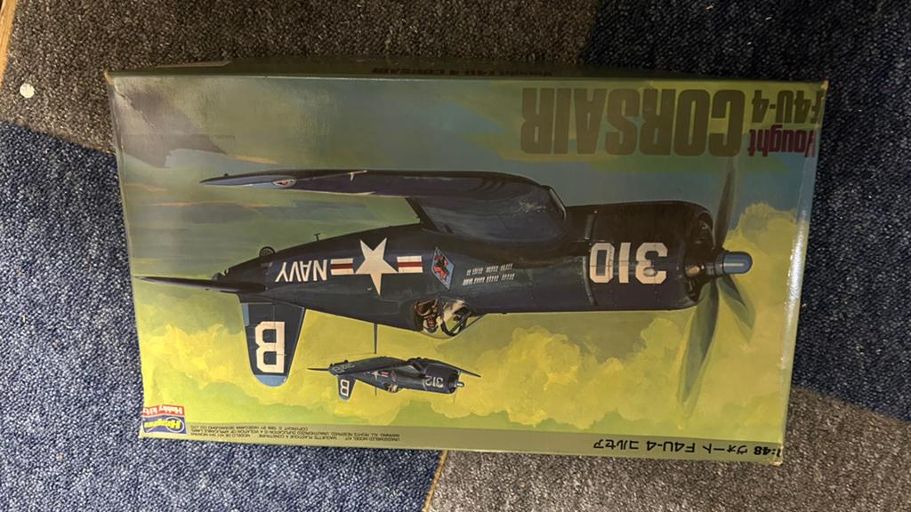 Hasagawa Corsair F4U-4 1:48, Ophalen, Zo goed als nieuw, Groter dan 1:72, Overige merken