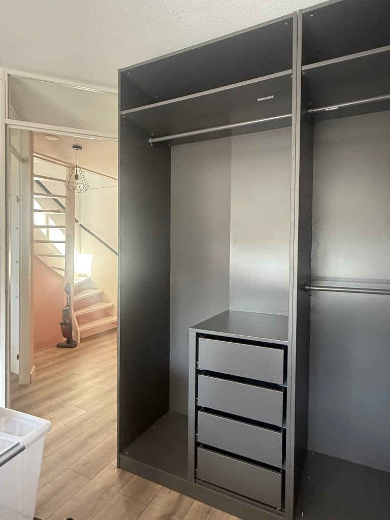 IKEA Pax kast donkergrijs, Ophalen, Overige materialen, 50 tot 100 cm, Zo goed als nieuw