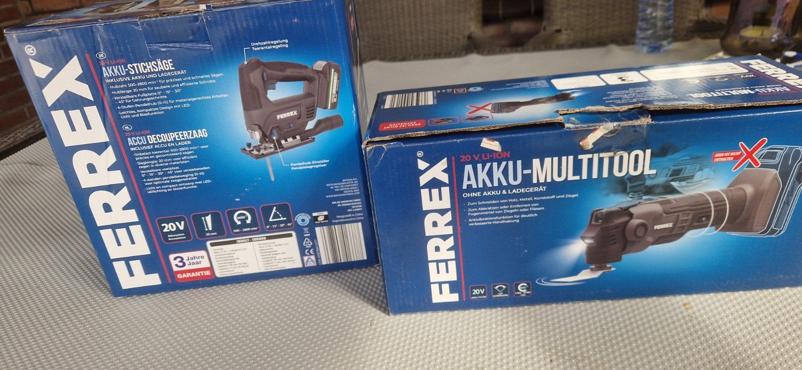 ferrex multitool en decoupeerzaag, Ophalen, Nieuw
