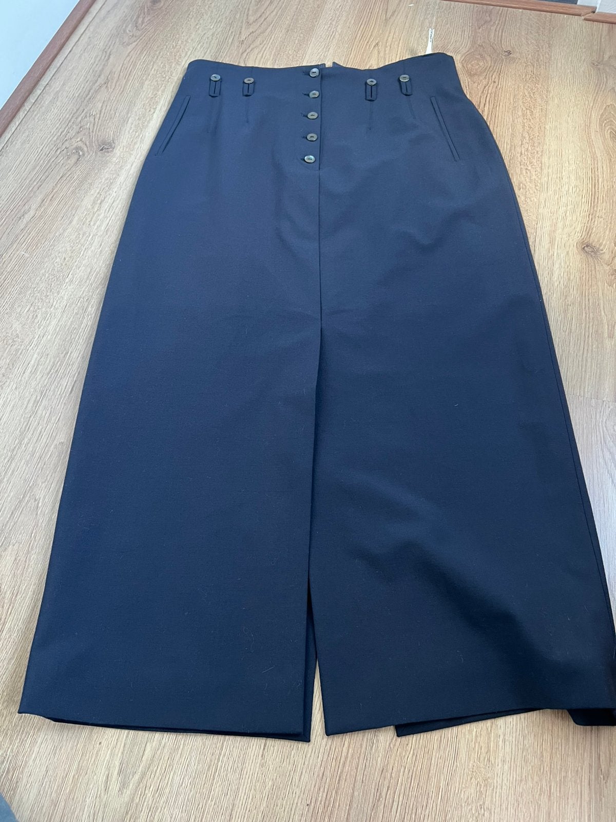Copines lange lette rok donkerblauw 44 met wol wollen, Blauw, Maat 42/44 (L), Copines, Ophalen of Verzenden
