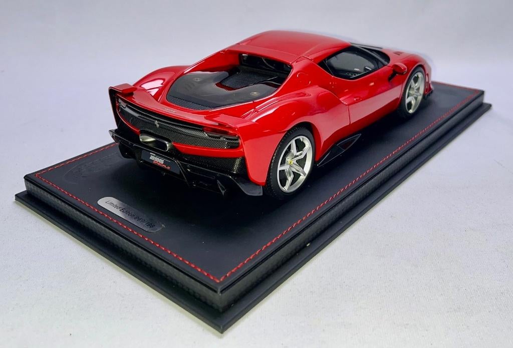 Ferrari 296 Speciale Rood 1:18 P18269B van BBR, Ophalen of Verzenden, Nieuw, Auto, Overige merken