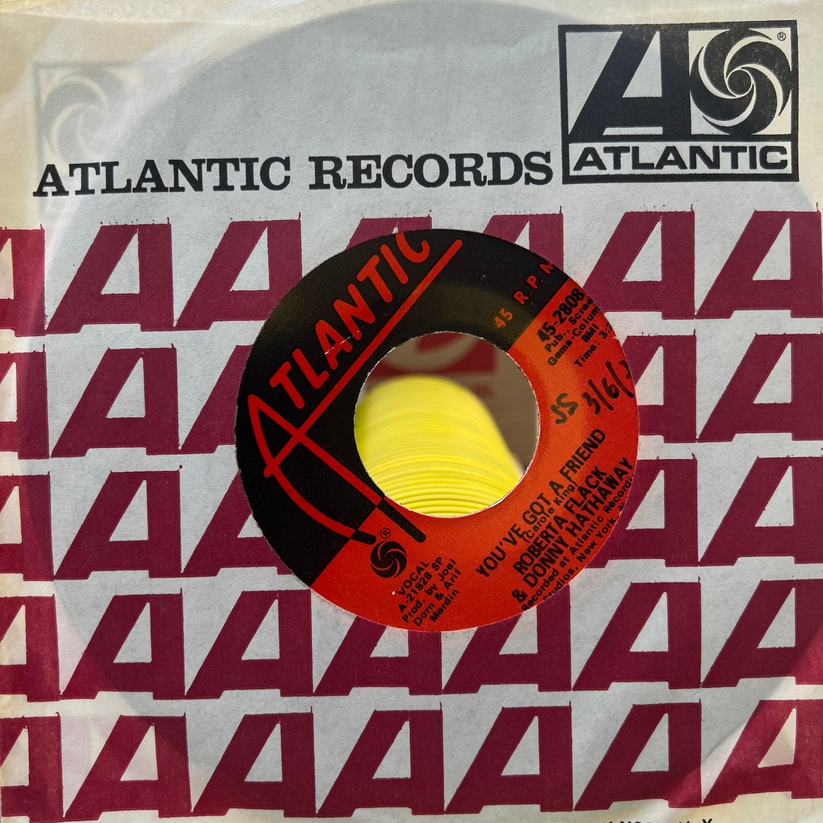 Roberta Flack & Donny Hathaway - You've Got a Friend, Gebruikt, 7 inch, Ophalen of Verzenden, EP