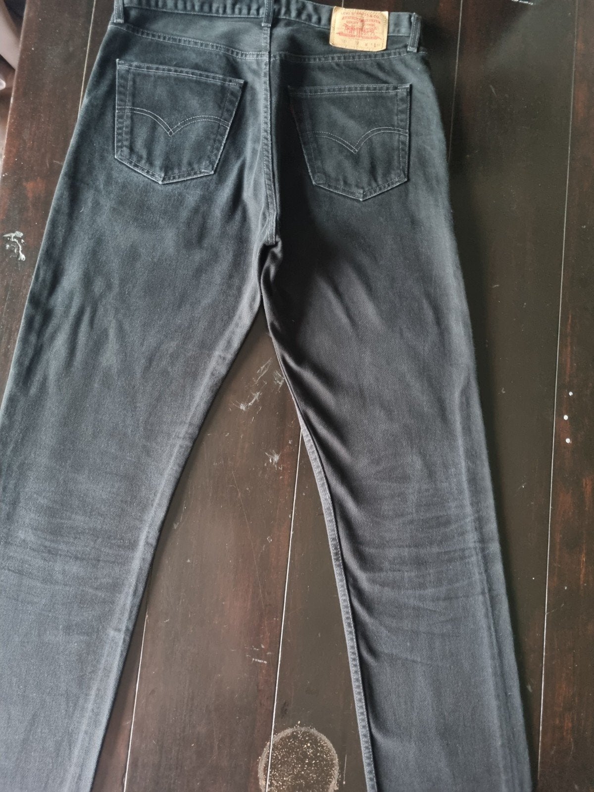 ZWARTE CLASSIC LEVI 521 STRAIGHT FIT JEANS SIZE 36/36!!, Kleding | Heren, W36 - W38 (confectie 52/54), Zwart, Ophalen of Verzenden