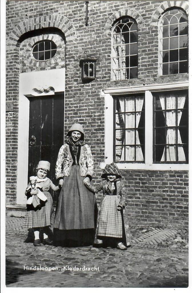 Hindeloopen - Klederdracht, Verzenden, 1940 tot 1960, Ongelopen, Friesland