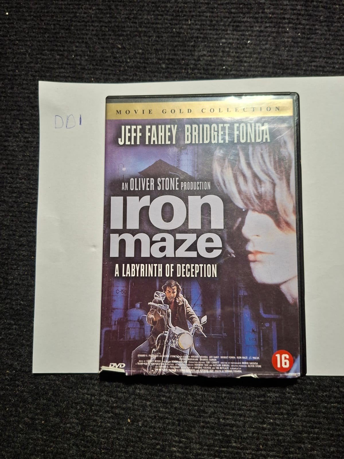Iron Maze DVD - Oliver Stone Productie, Vanaf 16 jaar, Ophalen of Verzenden, Gebruikt, Psychologische thriller