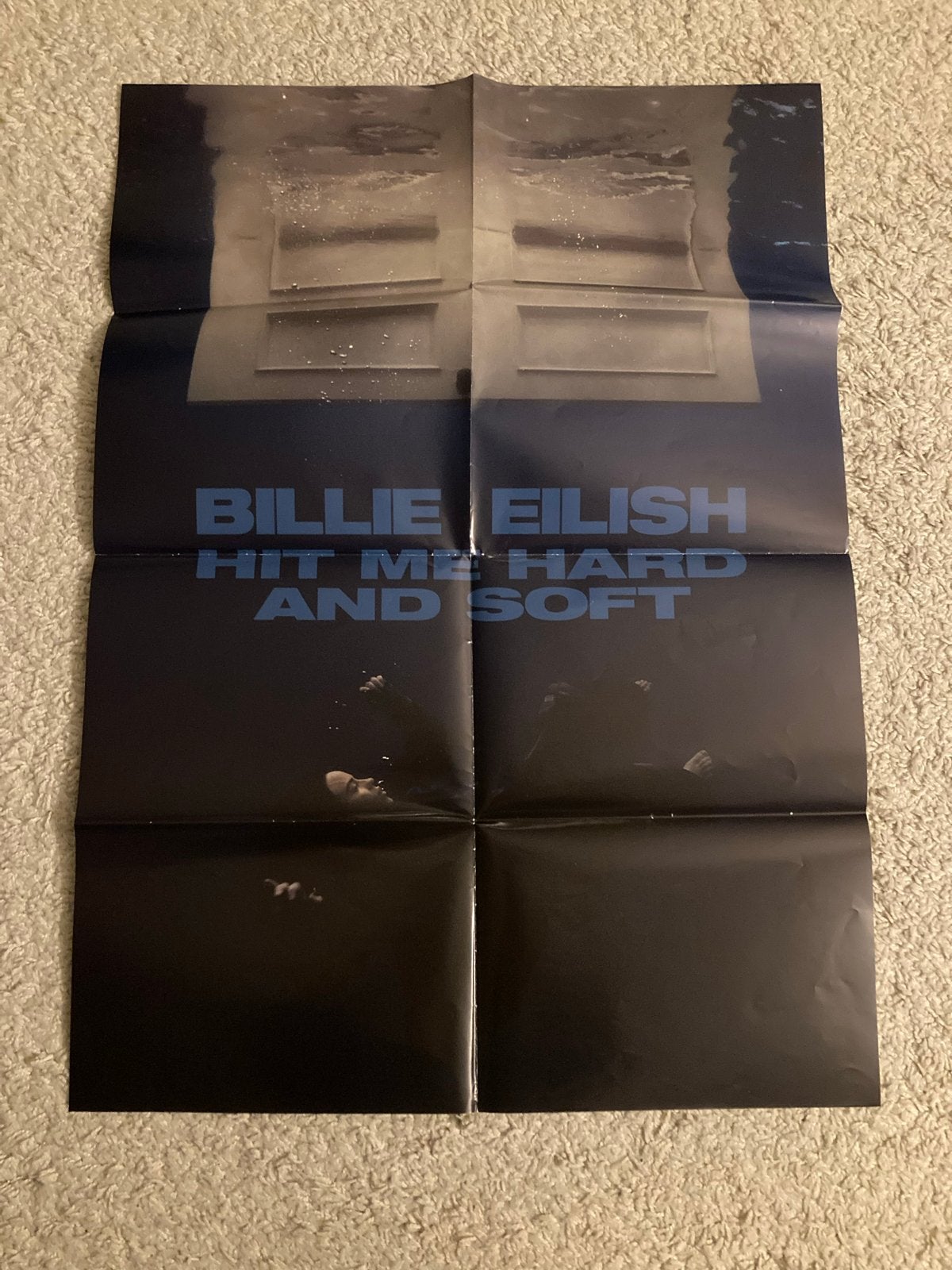 Billie Eilish 'Hit Me Hard and Soft' Poster A2 formaat, Rechthoekig Staand, Nieuw, Ophalen of Verzenden, A1 t/m A3