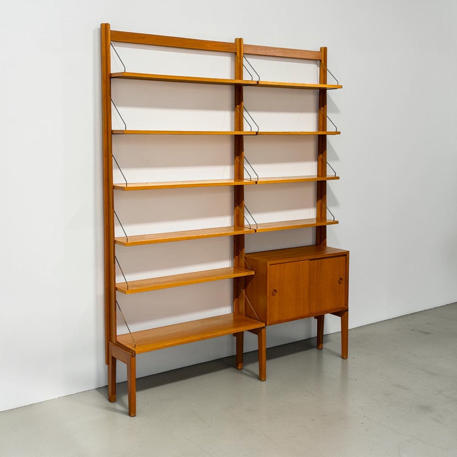 Prachtig Scandinavisch teak wandsysteem Veggen de Lux, Gebruikt, ?, Bruksbo, ?