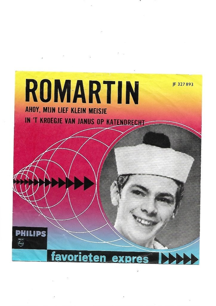 Romartin. Ahoy, Lief Klein Meisje.Favorieten expres. Piraat, 7 inch, Ophalen of Verzenden, Overige typen, Nederlandstalig