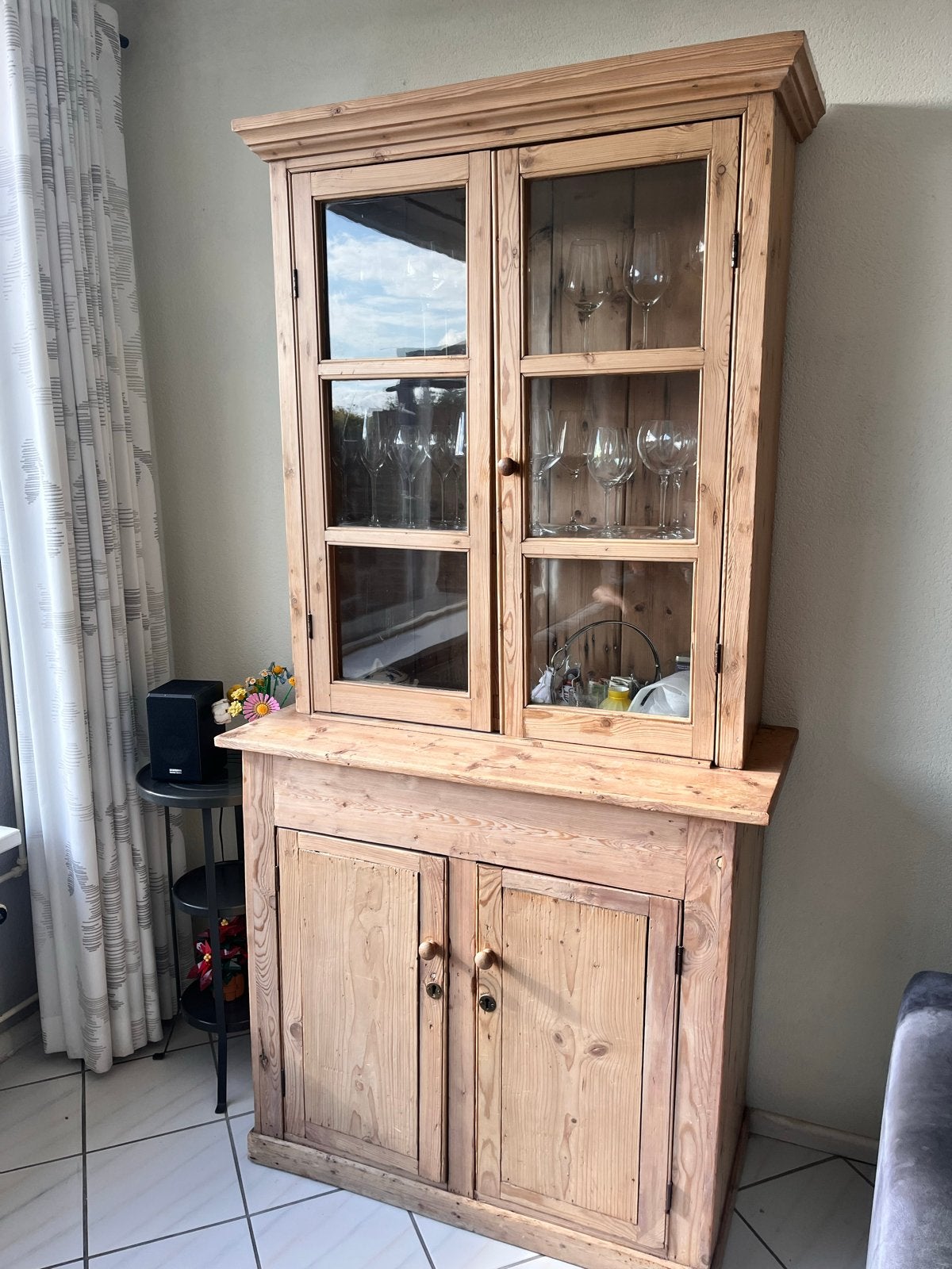Grenen melkkast Antiek, Huis en Inrichting, Kasten | Dressoirs, Ophalen, 25 tot 50 cm