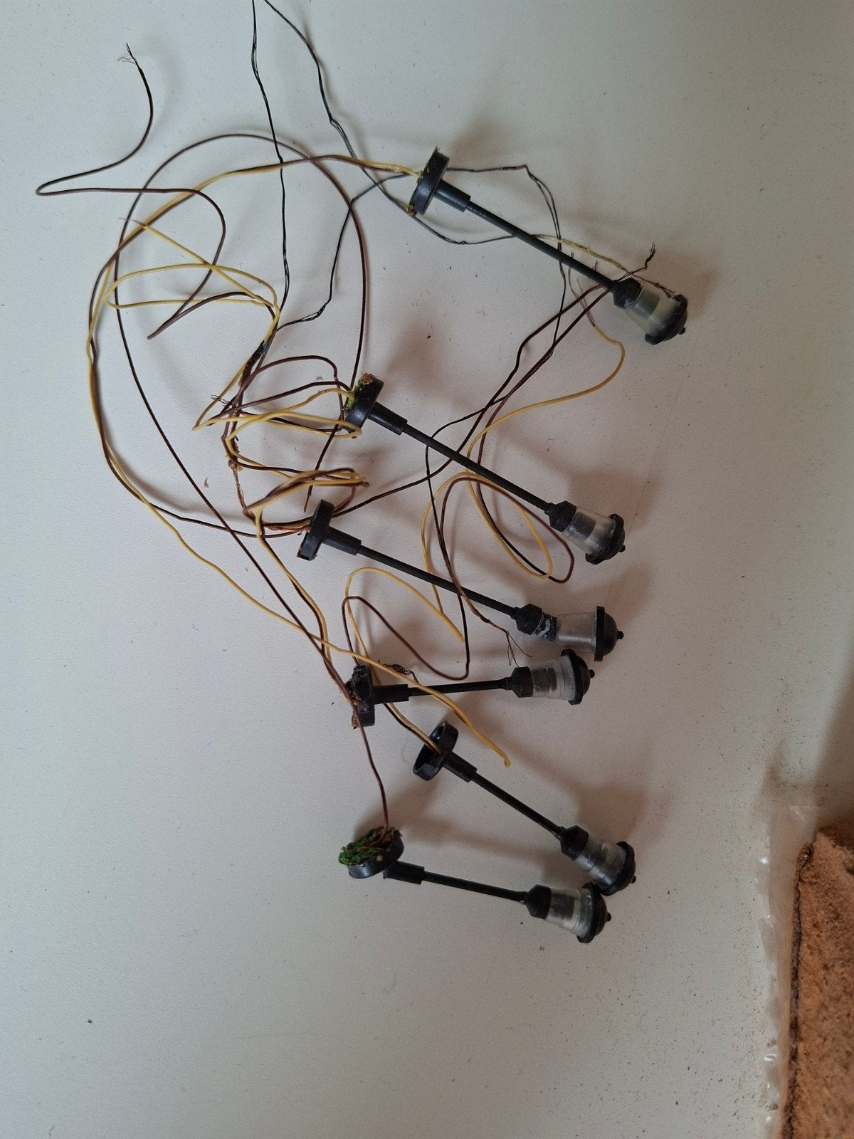 Brawa H0 Modelspoor enkele Straatlantaarns - 6 stuks, Ophalen of Verzenden, Gebruikt, 1:50 tot 1:144