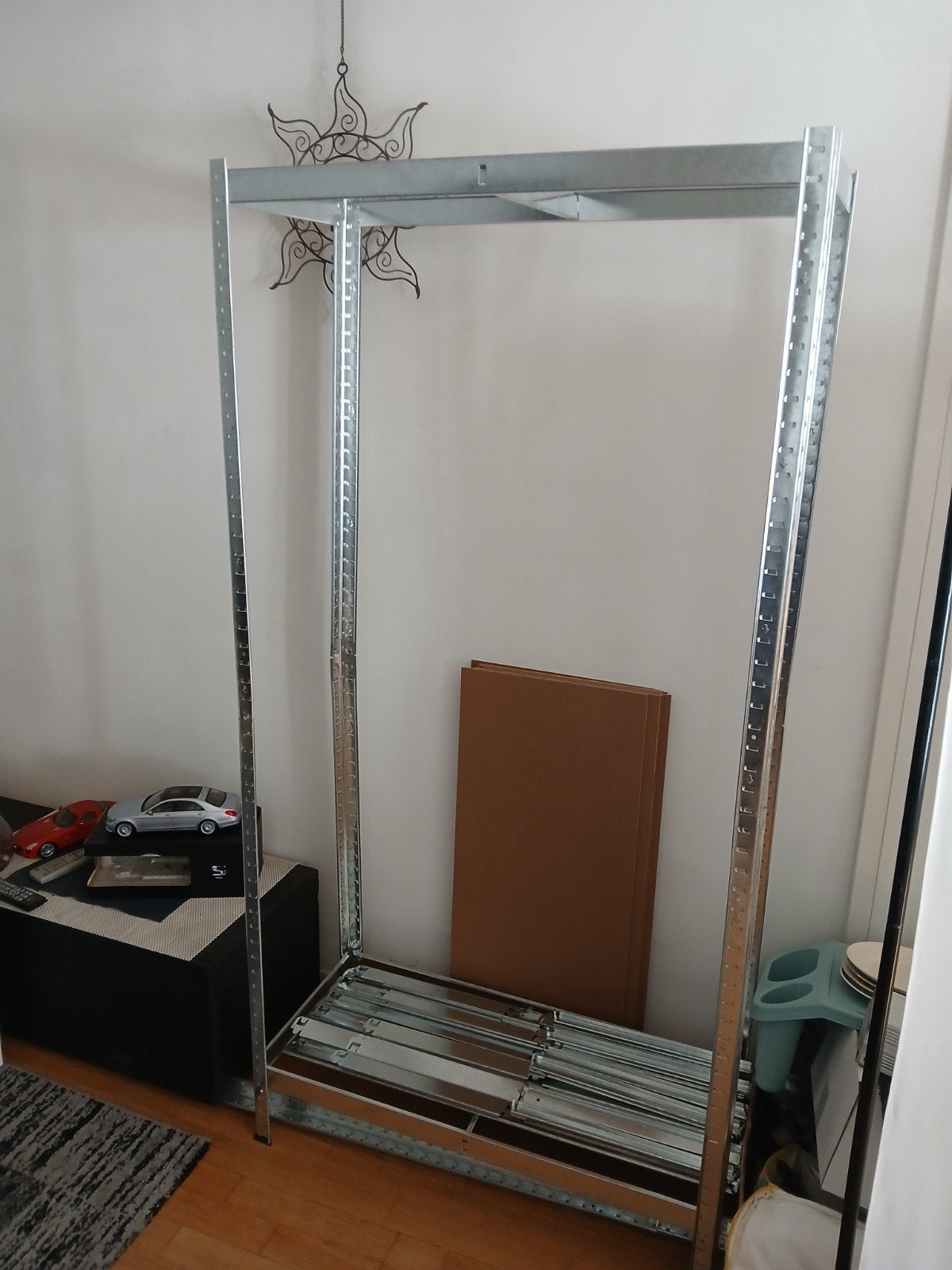 Stalen stellingkast met 8 planken 90x40x180 cm, Ophalen