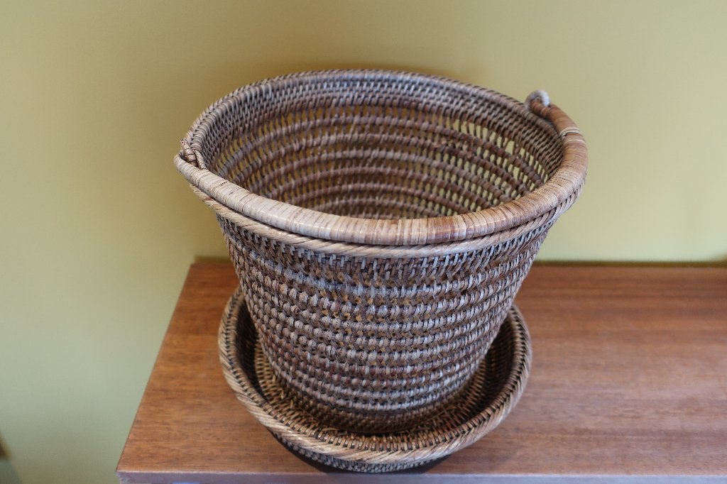 rieten overpot Rattan, Ophalen of Verzenden, Huis en Inrichting