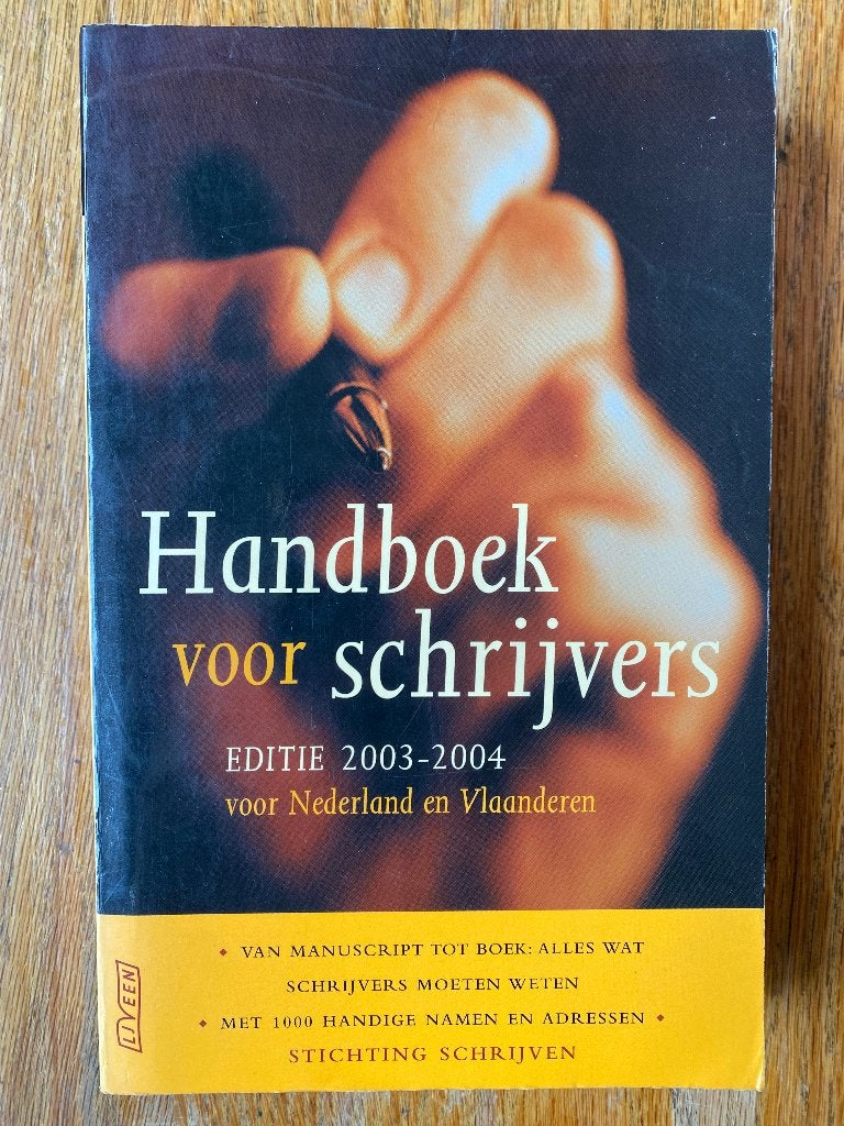 Handboek voor schrijvers - Stichting schrijven, Ophalen of Verzenden, Zo goed als nieuw, Stichting schrijven