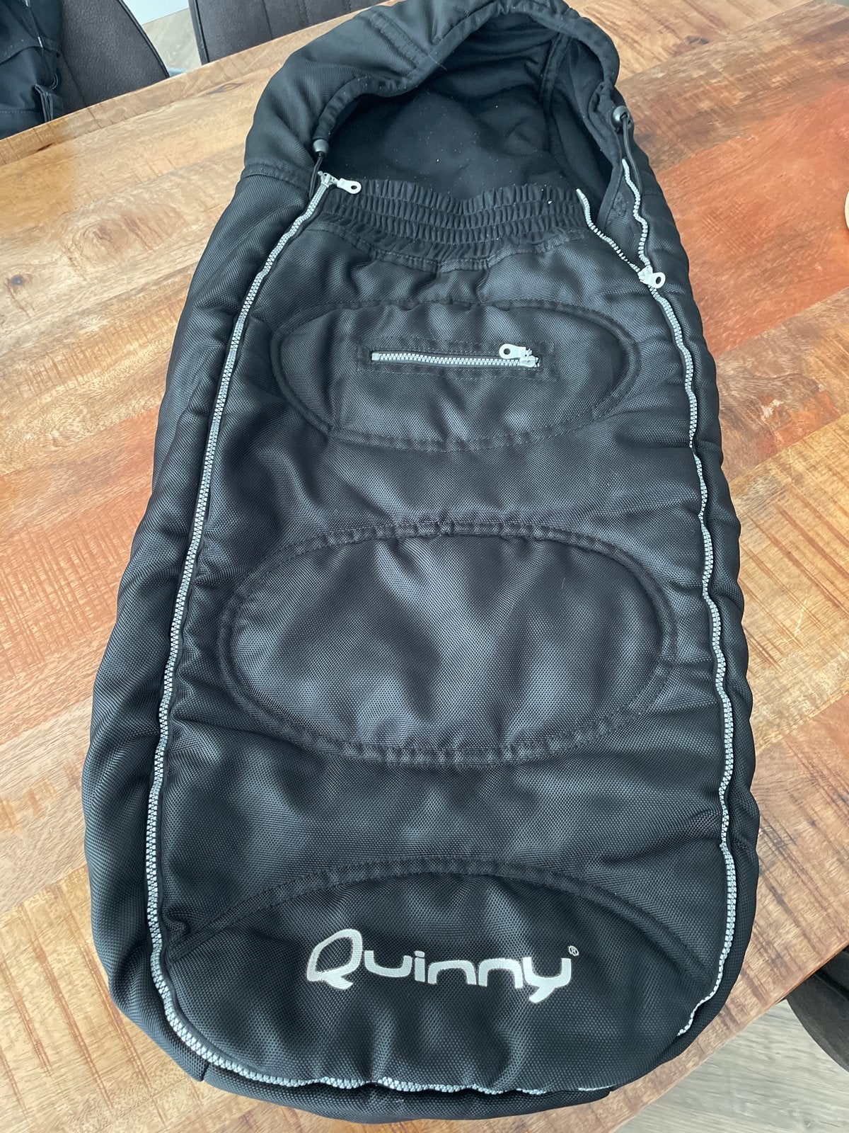 Quinny zwart slaapzak kinderwagen, Ophalen, Gebruikt, Kinderwagen, Quinny