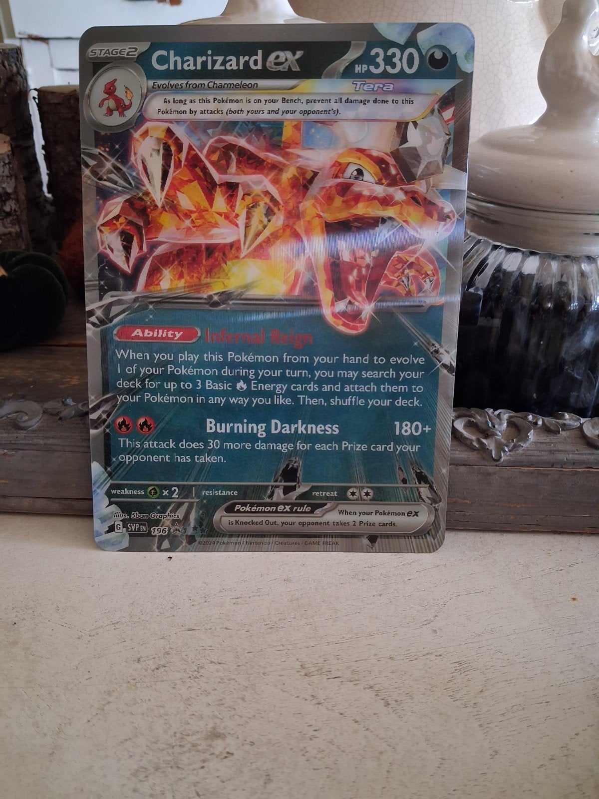 charizard ex Jumbo pokemon kaart, Ophalen, Nieuw