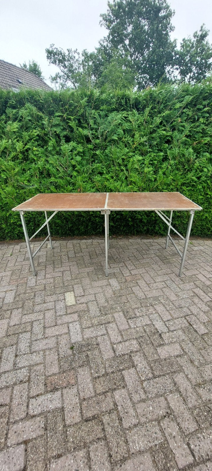 Mooie hoge aluminium marktkraam tafel
200 x 80 x 90 H, Ophalen, Campingtafel
