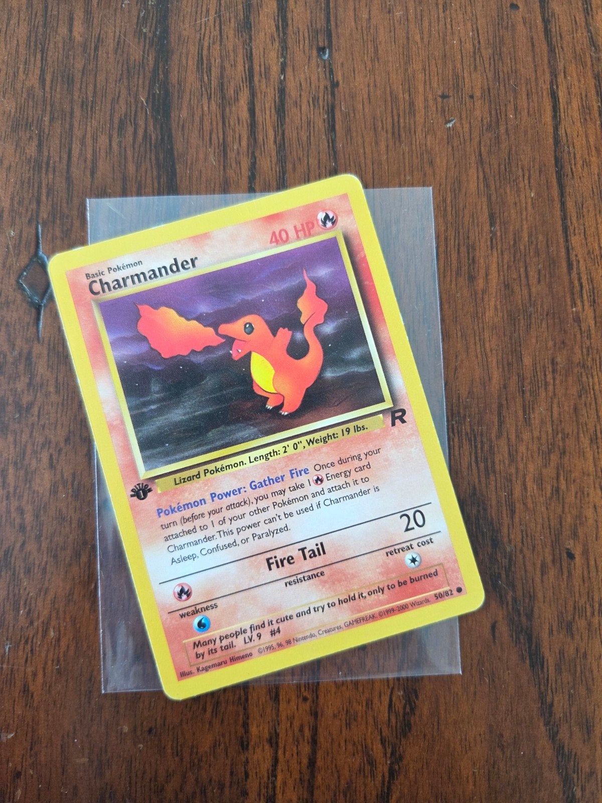 Charmander (50/82) 1st Edition Team Rocket , Ophalen of Verzenden, Nieuw