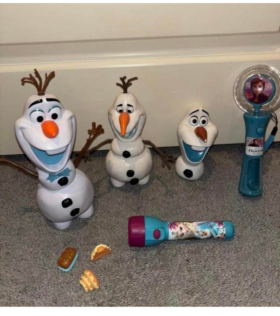 Frozen anna elsa olaf pakket, Ophalen of Verzenden, Zo goed als nieuw