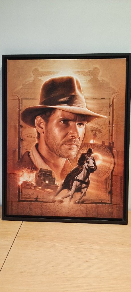 Posters van Indiana Jones Sideshow, Rechthoekig Staand, Ophalen of Verzenden, Zo goed als nieuw, A1 t/m A3