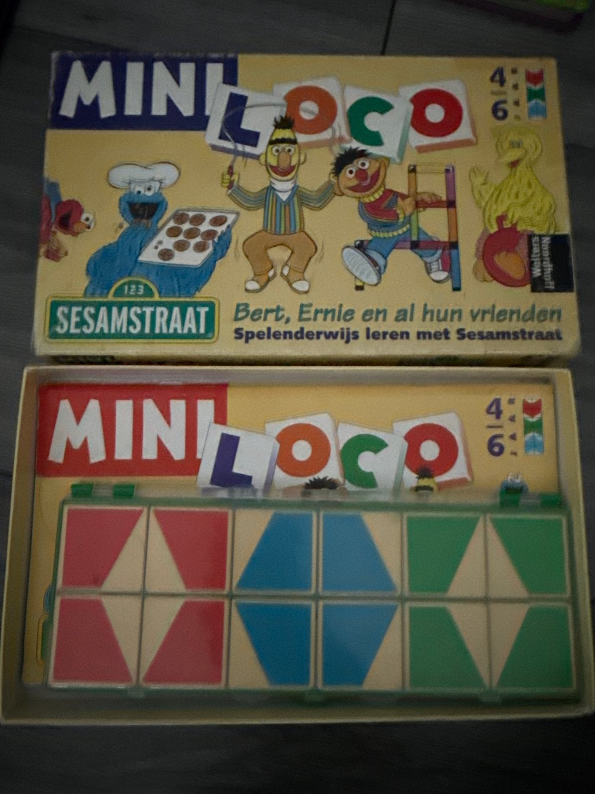 Mini Loco Sesamstraat - Bert, Ernie en al hun vrienden, Kinderen en Baby's, Ophalen, Gebruikt, Puzzelen