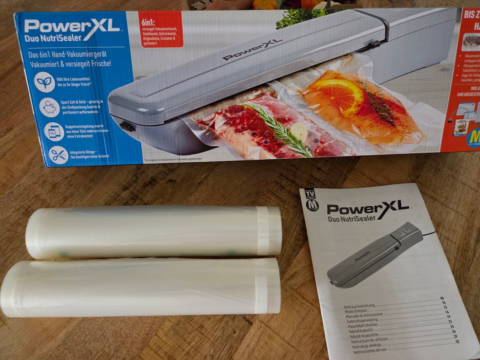 PowerXL Duo NutriSealer Vacuümapparaat - Nieuw in doos, Overige typen, Ophalen of Verzenden, Nieuw, Overige merken
