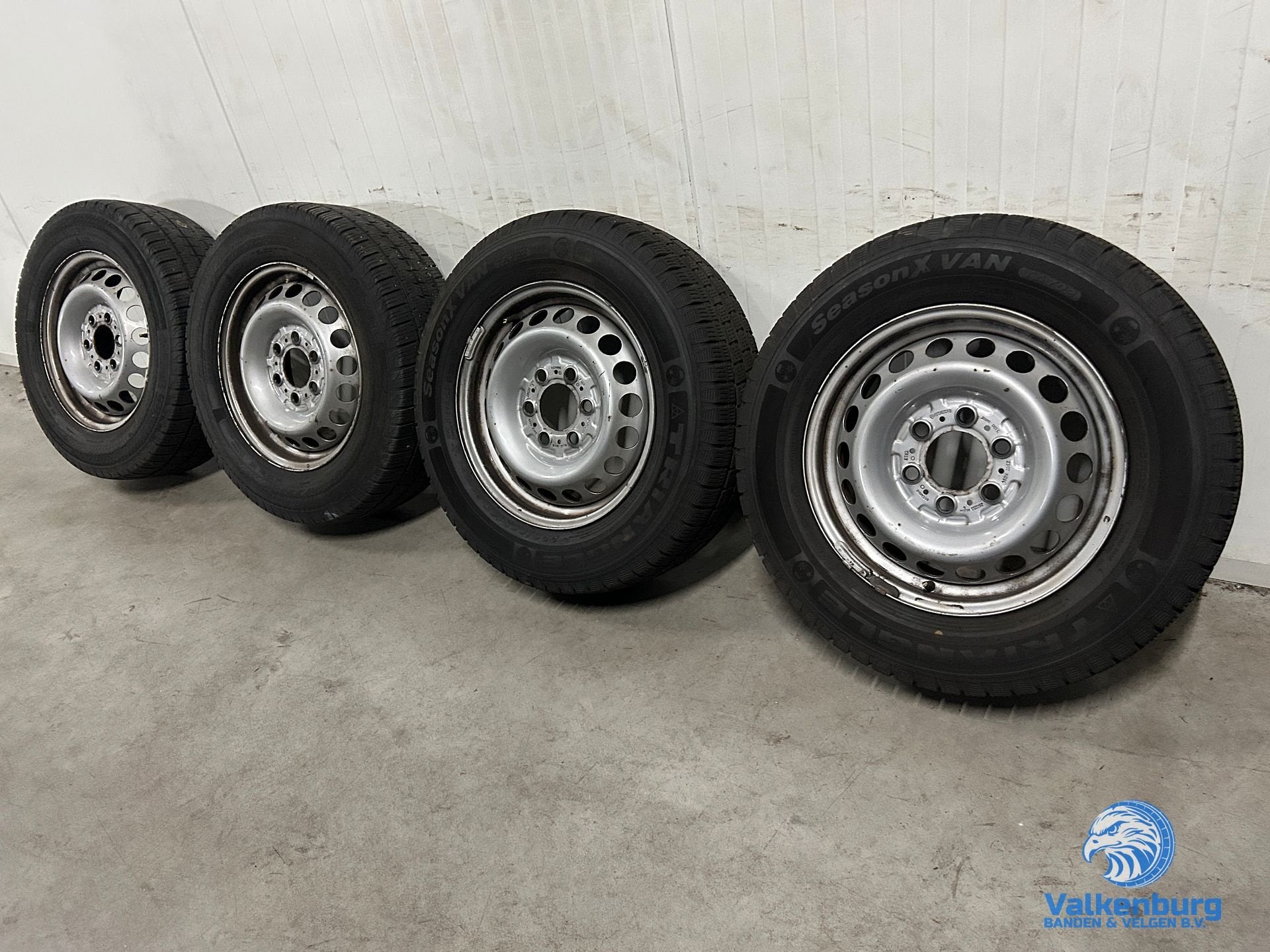 7-8mm! Originele Mercedes Sprinter B907 B910 16 inch stalen, -, Banden en Velgen, Ophalen of Verzenden, All Season
