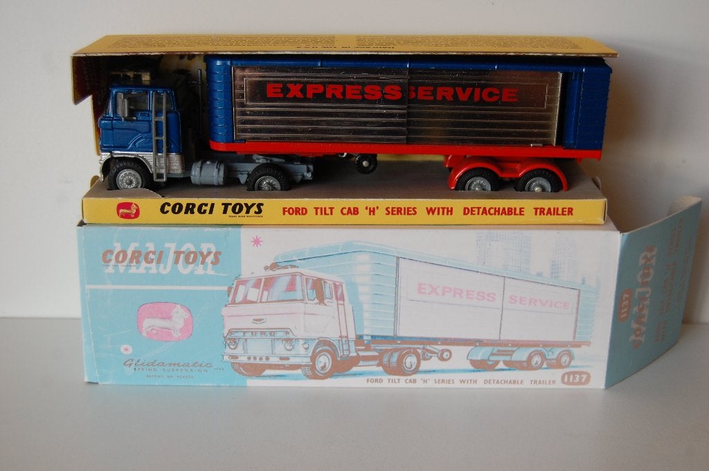 Corgi toys 1137 Ford Tiltcab, Hobby en Vrije tijd, Modelauto's | 1:43, Ophalen of Verzenden, Zo goed als nieuw, Auto, Corgi