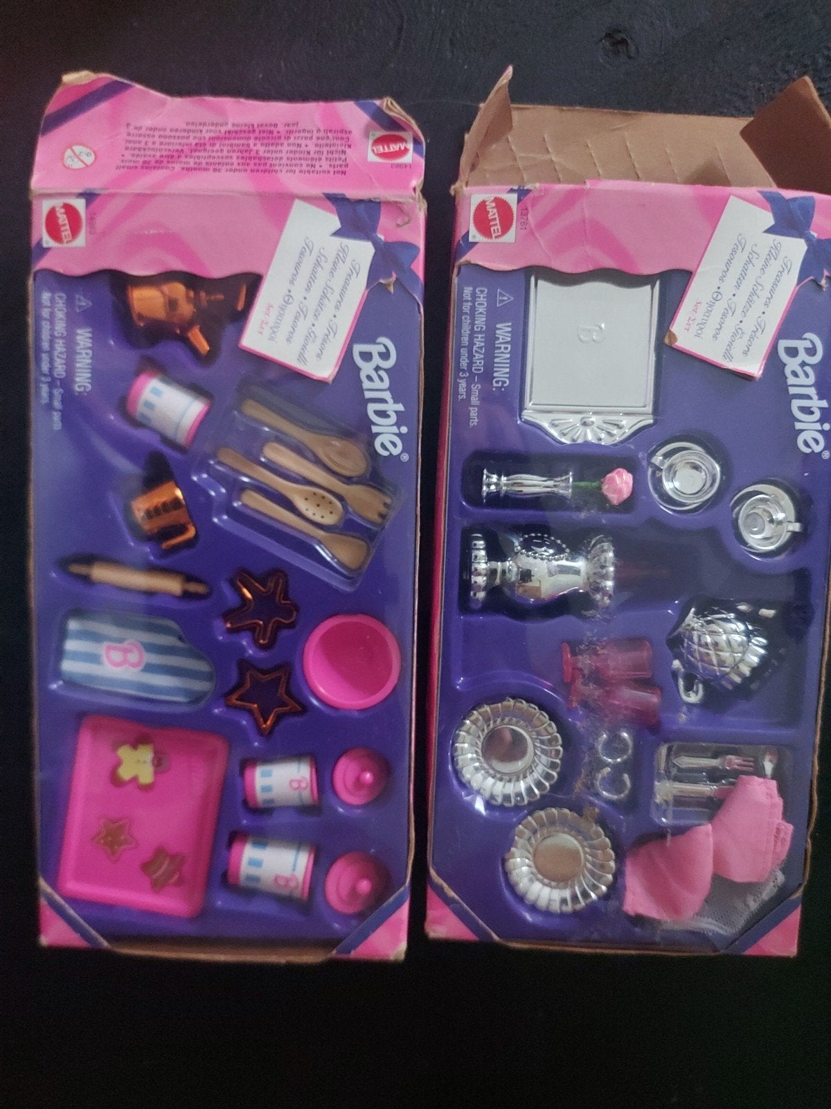Vintage Barbie Accessoires: Servies & Bakset (NIB), Ophalen of Verzenden, Nieuw, Barbie